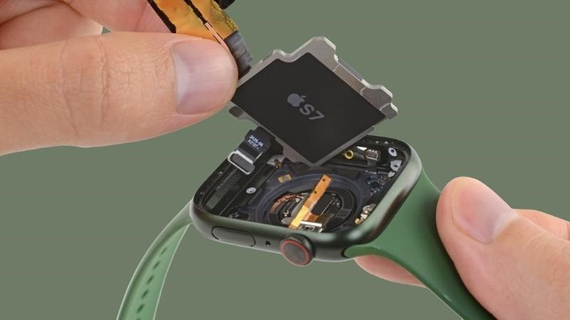 Chip Apple S8 nh&igrave;n chung kh&aacute; giống th&ocirc;ng số kỹ thuật với chip Apple S7