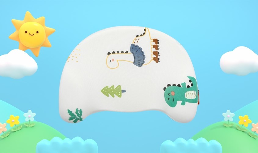 Gối Galena GH-LDJP1 31x22x3 cm (Màu ngẫu nhiên) - Từ 0 tháng