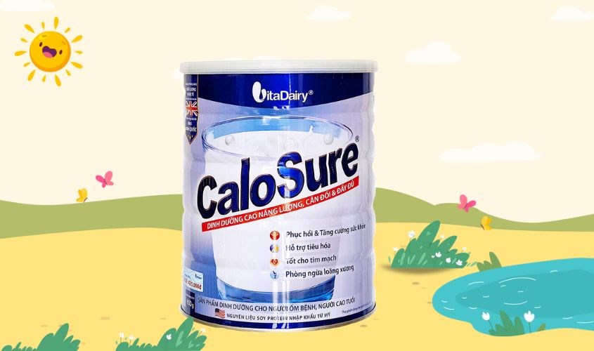  Sữa Calosure là sản phẩm sữa được sản xuất bởi công ty Vitadairy, Việt Nam
