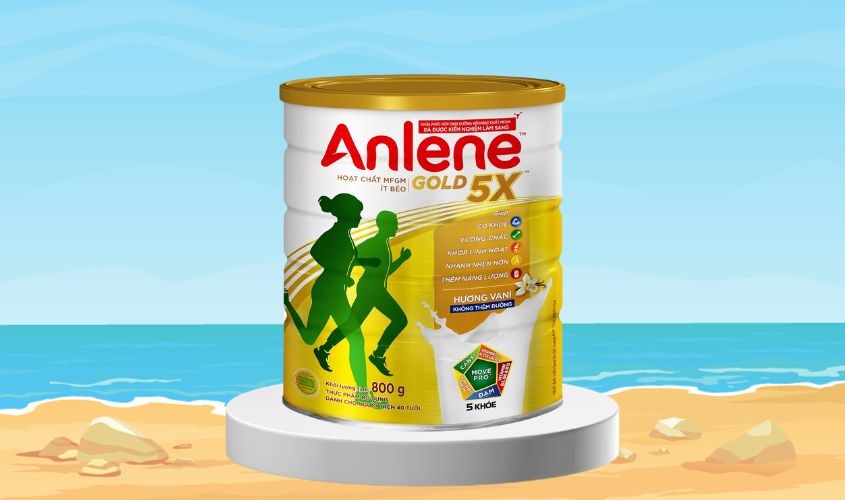 Sữa Anlene Gold của thương hiệu Fonterra đến từ New Zealand