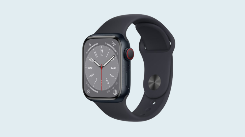 Apple Watch S8 LTE 41mm viền nh&ocirc;m d&acirc;y silicone