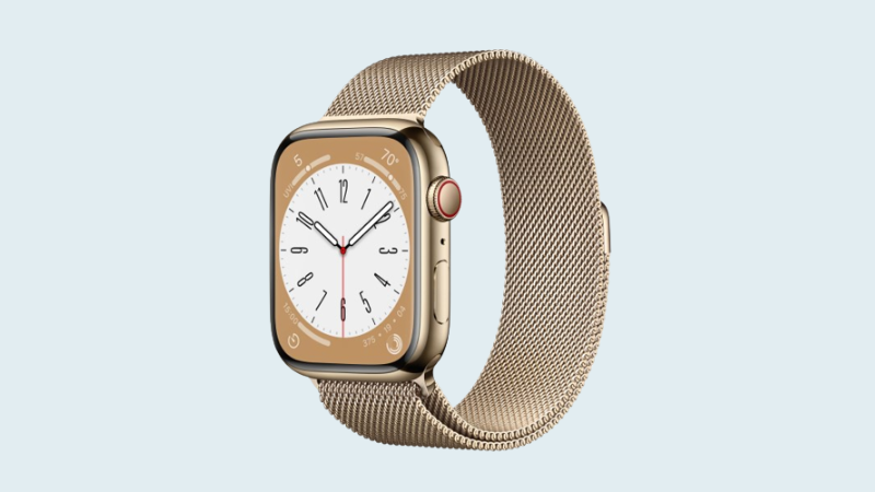 Apple Watch S8 LTE 45mm viền th&eacute;p d&acirc;y th&eacute;p