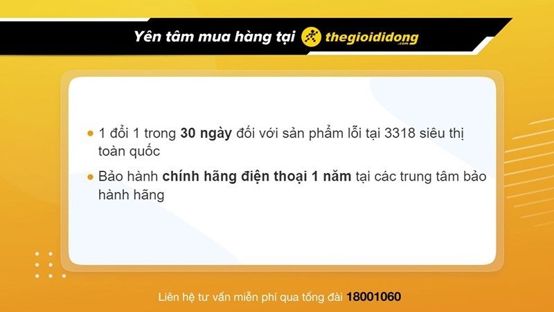 Ch&iacute;nh s&aacute;ch bảo h&agrave;nh hấp dẫn