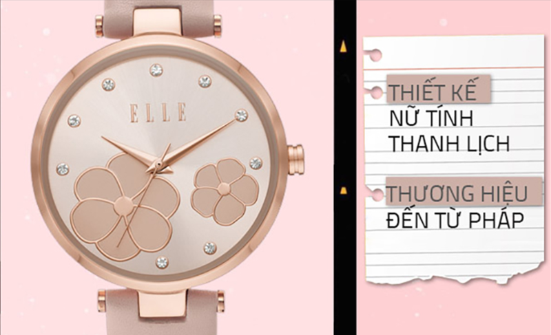 Đồng hồ nữ ELLE nữ t&iacute;nh sang trọng