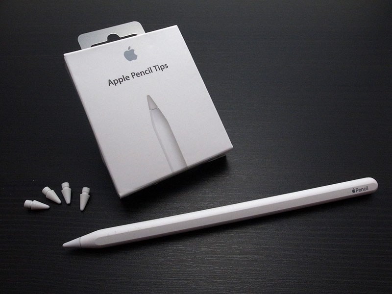 Apple Pencil 2 hỗ trợ th&ecirc;m 2 bộ cảm biến độ nghi&ecirc;ng gi&uacute;p tạo hiệu ứng