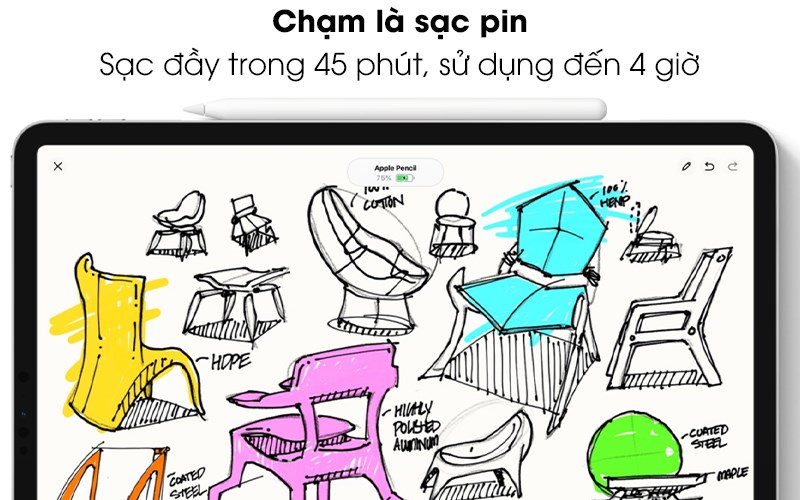 Thời gian sử dụng l&ecirc;n đến 4 giờ đồng hồ, sản phẩm hỗ trợ c&ocirc;ng nghệ sạc nhanh