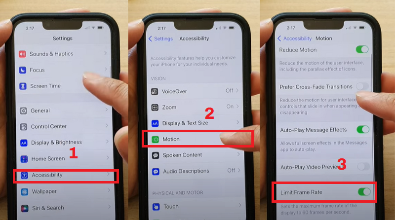 C&aacute;c bước giảm tốc độ l&agrave;m mới m&agrave;n h&igrave;nh