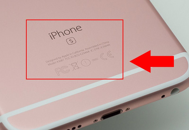 Kiểm tra m&atilde; số Seri nằm ngay ở sau lưng sản phẩm