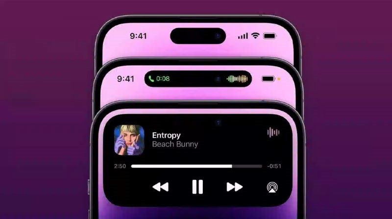 Giao diện Dynamic Island th&uacute; vị mới ra mắt của Apple