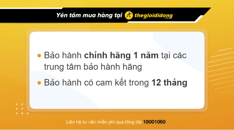 Chính sách bảo hành hấp dẫn khi mua đồng hồ tại Thế Giới Di Động