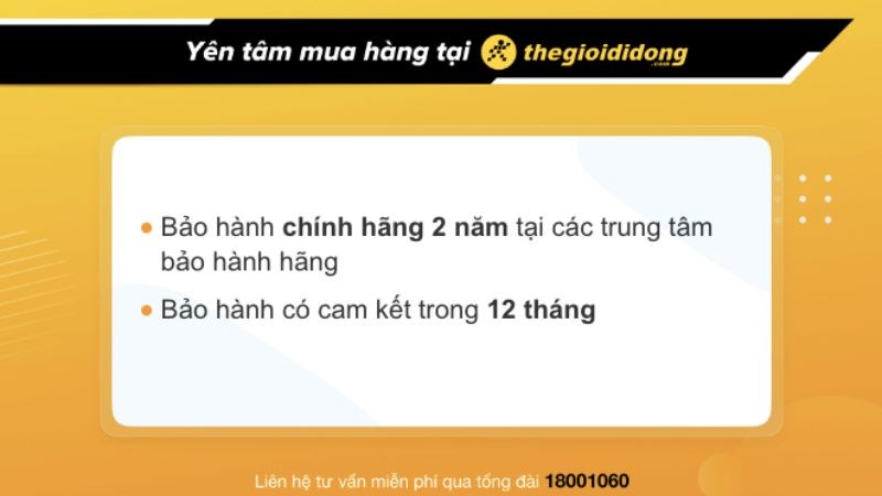 Chính sách bảo hành