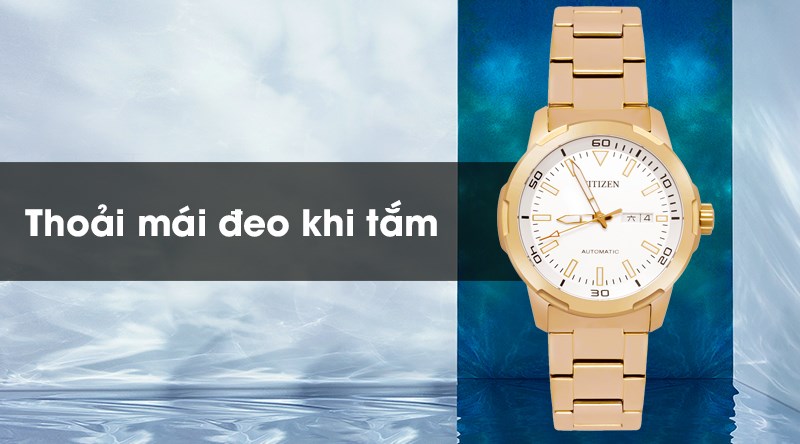 Khả năng chống nước 5 ATM, thoải m&aacute;i đeo khi tắm