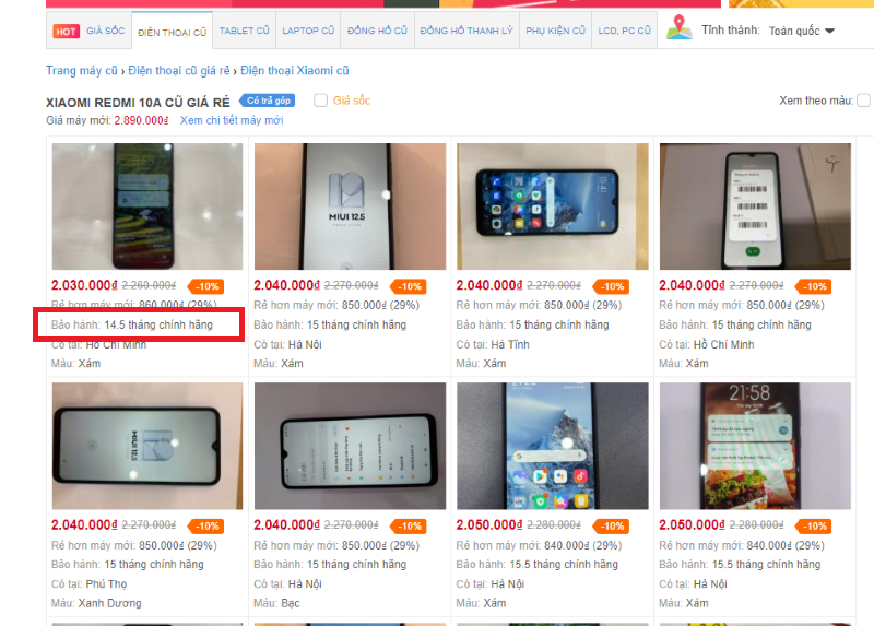 Ch&iacute;nh s&aacute;ch bảo h&agrave;nh