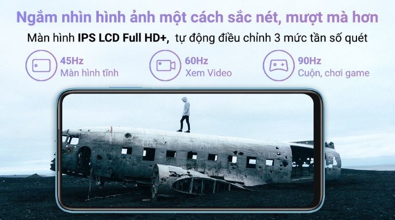 M&agrave;n h&igrave;nh Super AMOLED gi&uacute;p tiết kiệm pin, giảm độ d&agrave;y v&agrave; cho độ s&aacute;ng cao hơn