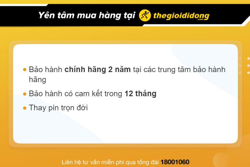 Chính sách bảo hành đồng hồ tại Thế Giới Di Động Chính sách bảo hành đồng hồ tại Thế Giới Di Động