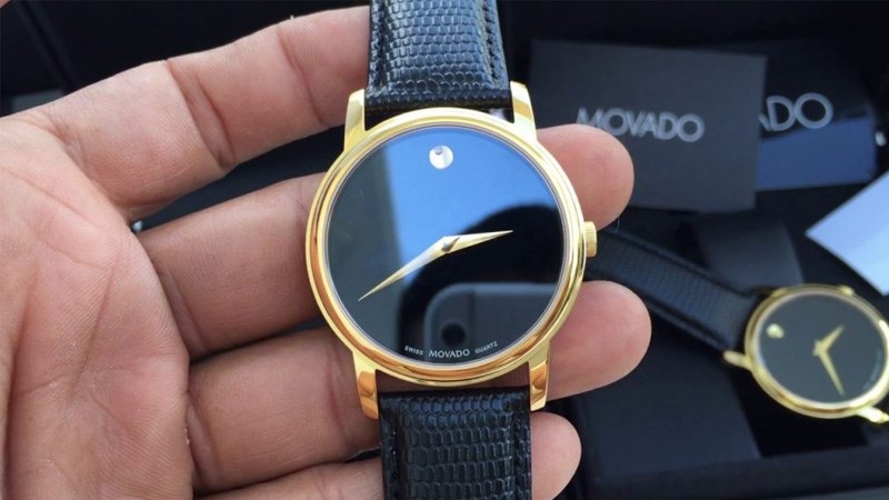 Đồng hồ Movado sở hữu thiết kế đơn giản nhưng mang đậm n&eacute;t sang trọng