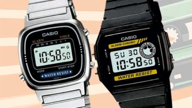 Đồng hồ casio water resisit 3 n&uacute;t