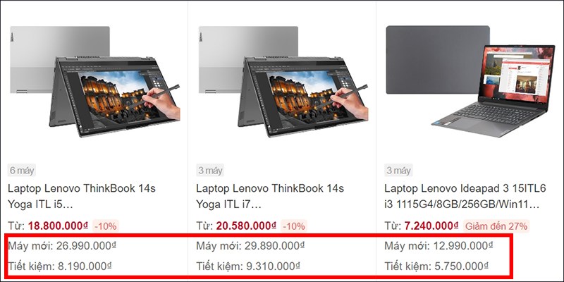Laptop cũ c&oacute; gi&aacute; kh&aacute; rẻ, thậm ch&iacute; chỉ bằng một nửa so với chiếc laptop mới c&ugrave;ng d&ograve;ng đ&oacute;