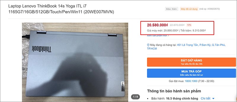 So với sản phẩm mới th&igrave; laptop cũ sẽ c&oacute; gi&aacute; th&agrave;nh rẻ hơn rất nhiều