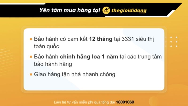 Chính sách bảo hành loa Chính sách bảo hành loa