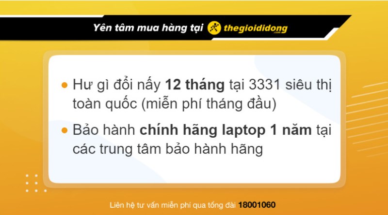 Ch&iacute;nh s&aacute;ch bảo h&agrave;nh hấp dẫn khi mua laptop Dell tại Thế Giới Di Động
