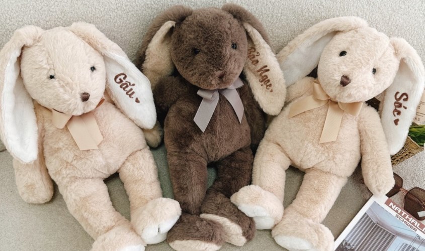 Thú bông là quà tặng thú vị cho trẻ