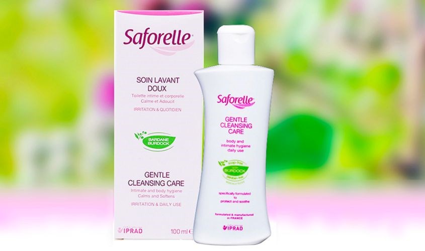 Dung dịch vệ sinh phụ nữ Saforelle Gentle Cleansing Care hương dịu nhẹ 100 ml