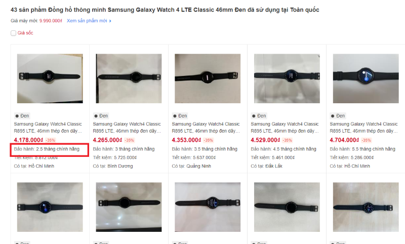 Ch&iacute;nh s&aacute;ch bảo h&agrave;nh