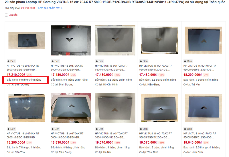 Ch&iacute;nh s&aacute;ch bảo h&agrave;nh