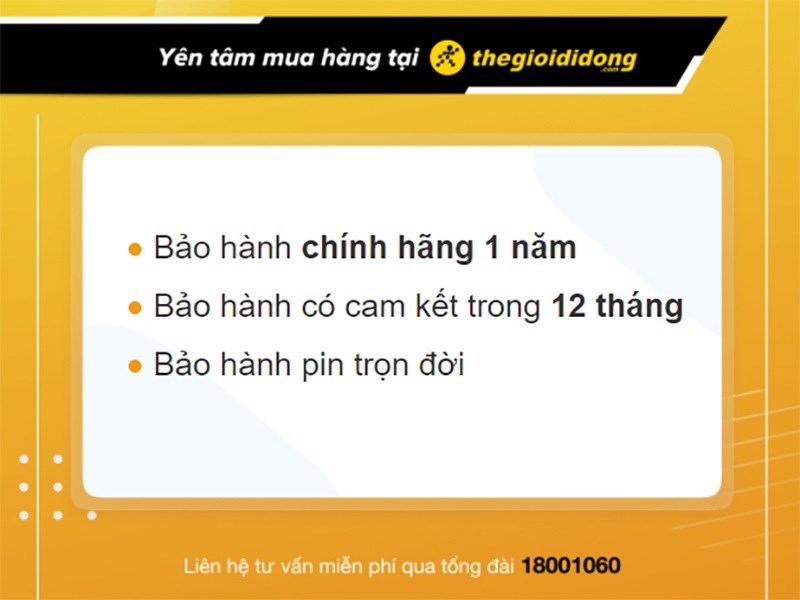 Ch&iacute;nh s&aacute;ch bảo h&agrave;nh đồng hồ đeo tay tại TGDĐ