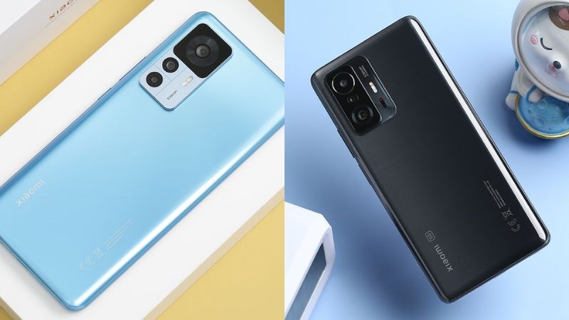 Thiết kế Xiaomi 12T v&agrave; 11T Pro
