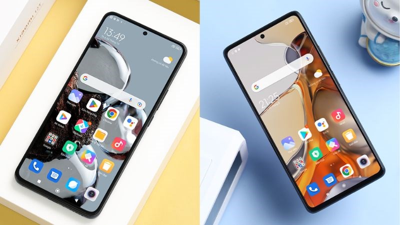 M&agrave;n h&igrave;nh Xiaomi 12T v&agrave; Xiaomi 11T Pro
