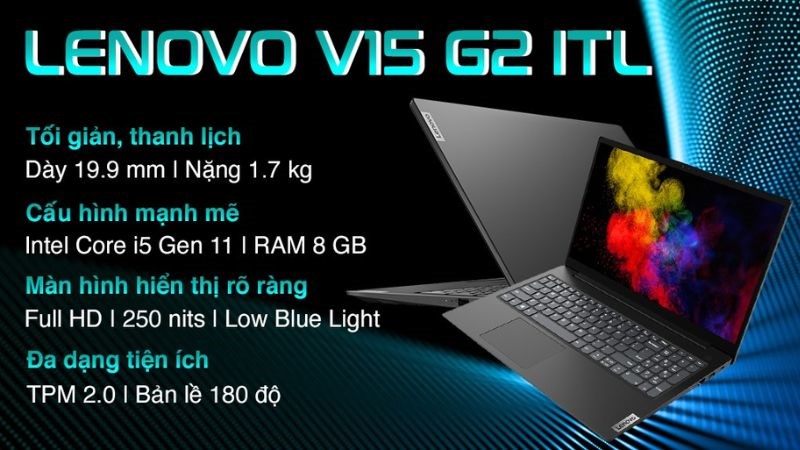 Laptop Lenovo với ngoại hình bắt mắt và bộ xử lý mạnh mẽ