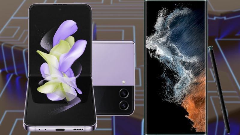 Z Flip4 sử dụng hai tấm nền cho hai màn hình khác nhau, S22 Ultra sử dụng Dynamic AMOLED 2X Z Flip4 sử dụng hai tấm nền cho hai màn hình khác nhau, S22 Ultra sử dụng Dynamic AMOLED 2X
