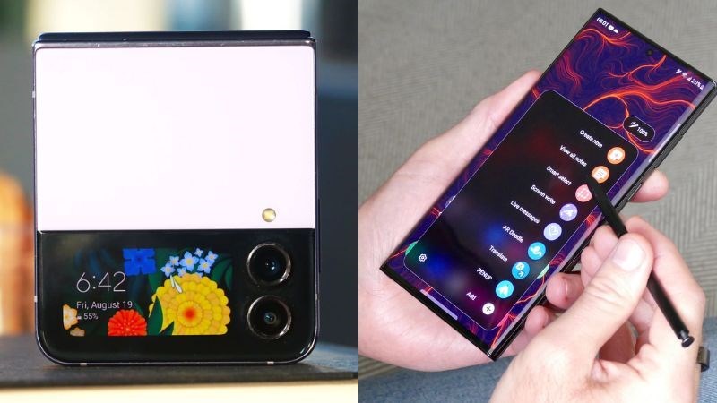 Một số tiện ích thêm ở hai chiếc điện thoại Một số tiện ích thêm ở hai chiếc điện thoại dòng Samsung