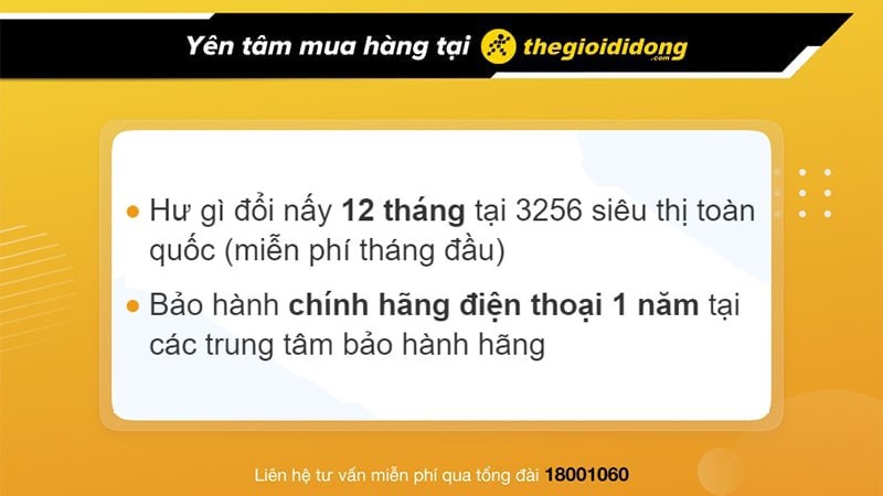 Chính sách bảo hành ngành điện thoại tại TGDĐ Chính sách bảo hành ngành điện thoại tại TGDĐ
