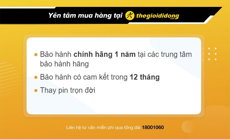Ch&iacute;nh s&aacute;ch bảo h&agrave;nh đồng hồ tại Thế Giới Di Động