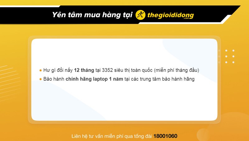 Ch&iacute;nh s&aacute;ch bảo h&agrave;nh m&aacute;y t&iacute;nh tại Thế Giới Di Động