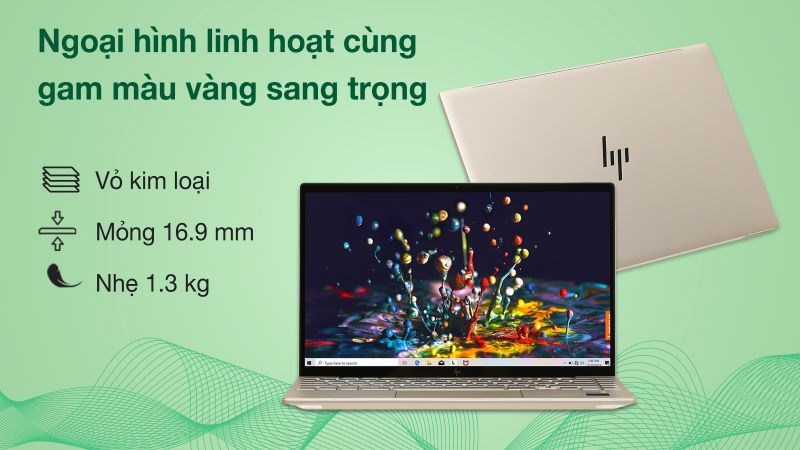 Ngoại h&igrave;nh linh hoạt c&ugrave;ng gam m&agrave;u v&agrave;ng sang trọng