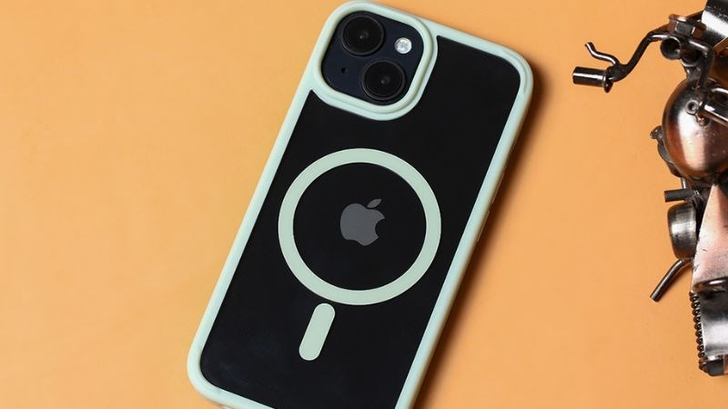 Ốp lưng c&oacute; điểm nhấn viền xanh mint