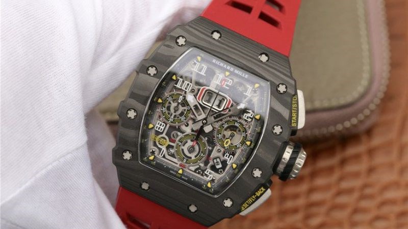 Đồng hồ Richard Mille RM 022 Tourbillon Aerodyne Dual Time ‘Red-White-Blue’