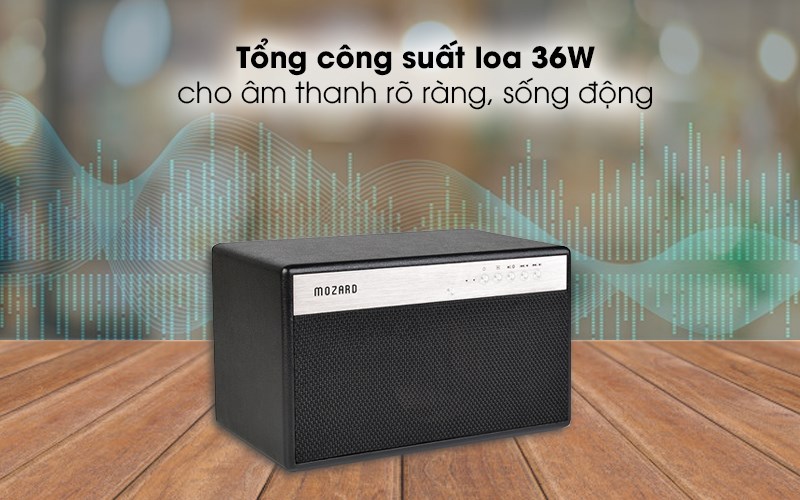 C&ocirc;ng suất lớn cho chất lương &acirc;m thanh vượt trội