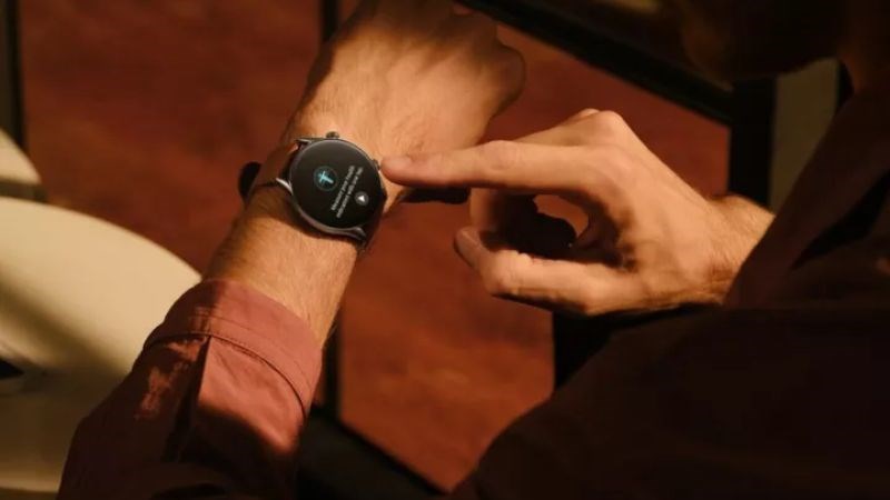 T&iacute;nh năng đo một chạm tr&ecirc;n Amazfit GTS4 v&agrave; GTR4