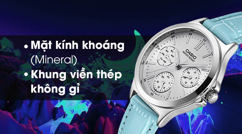 Mặt k&iacute;nh kho&aacute;ng trong suốt, độ cứng tốt