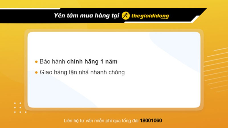 Chính sách bảo hành đồng hồ tại Thế Giới Di Động