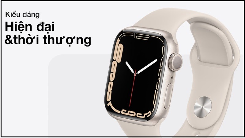 Thiết kế đồng hồ Apple Watch Series 7 GPS 41mm