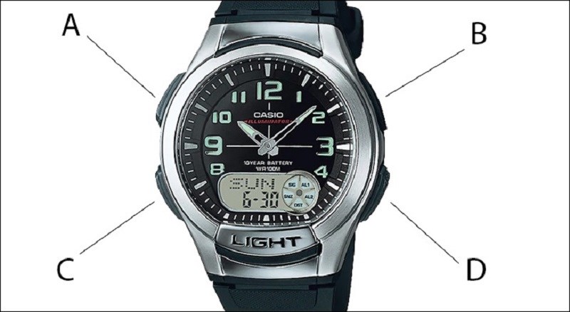 Đồng hồ Casio Illuminator c&oacute; 4 chức năng cơ bản
