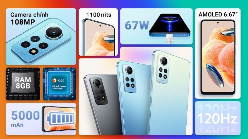 Xiaomi Redmi Note 12 Pro 4G là mẫu điện thoại 4 camera tầm trung vừa được ra mắt năm 2023 Xiaomi Redmi Note 12 Pro 4G là mẫu điện thoại 4 camera tầm trung vừa được ra mắt năm 2023
