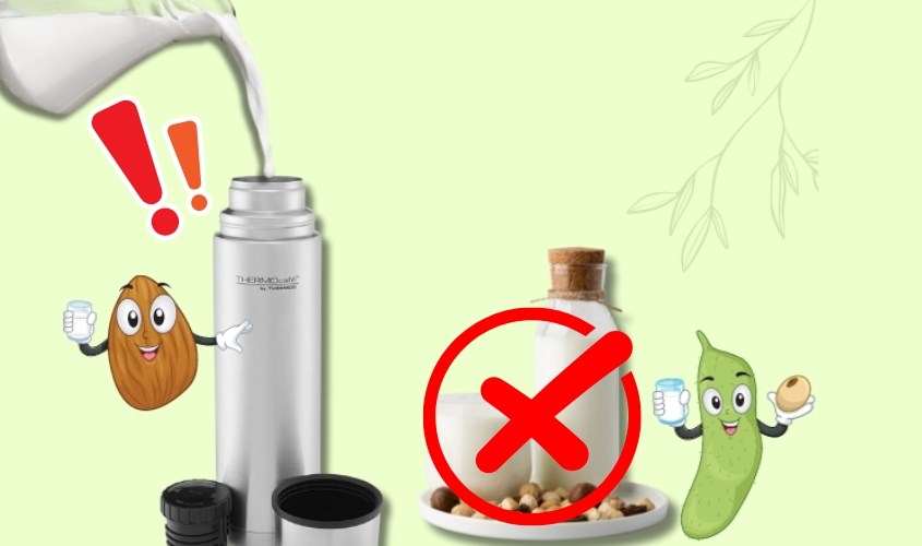 Để bảo vệ sức khỏe, bạn không nên đựng sữa đậu nành trong bình giữ nhiệt