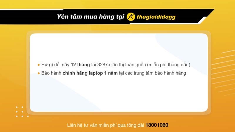 Chính sách bảo hành ngành hàng laptop tại TGDĐ Chính sách bảo hành ngành hàng laptop tại TGDĐ
